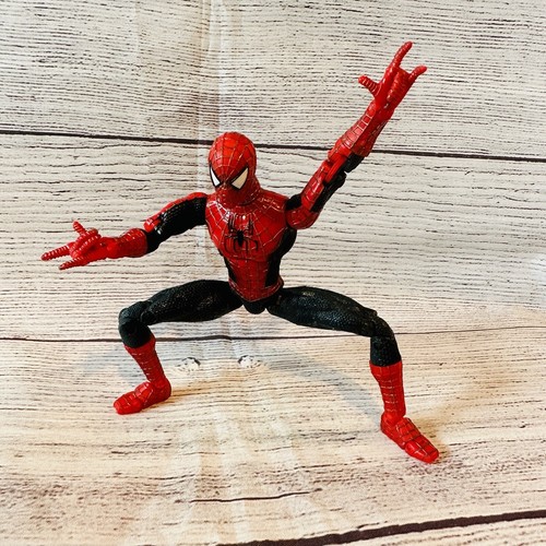 Spider-Man Marvel Legends 2003 Super-Poseable 6” Articulating Action Figure - Picture 5 of 7