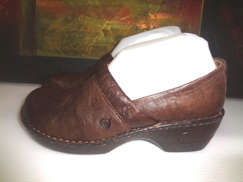 BOC Born Concept Womens clogs shoes Brown Leather US 8  - Picture 5 of 8