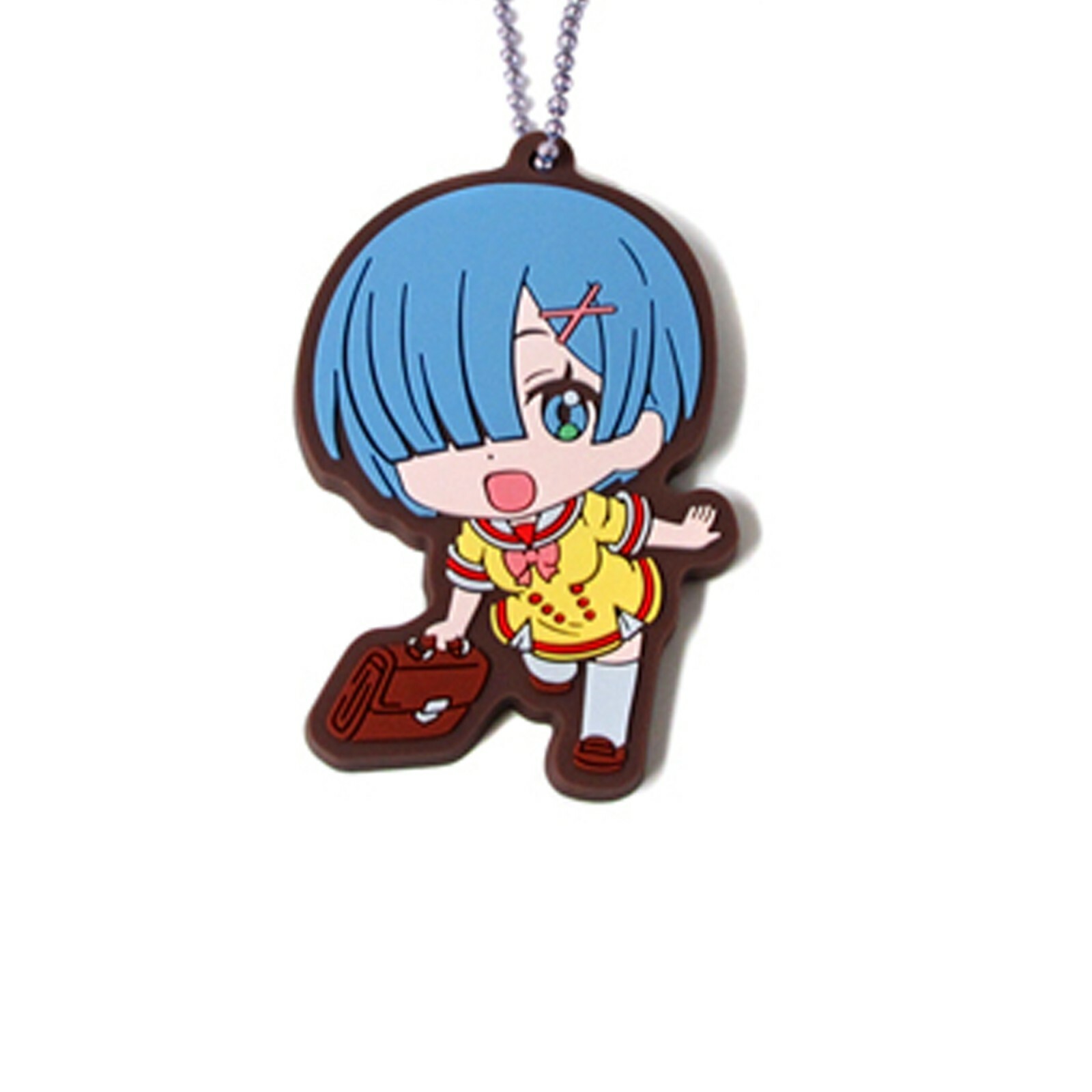 Re:Zero Life in a different world Premio B Gummiband Schlüsselanhänger Rem School ★
