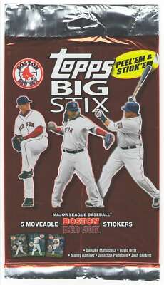 TEST ISSUE - RARE! 2008 TOPPS BIG STIX - BOSTON RED SOX PACK/TEAM SET