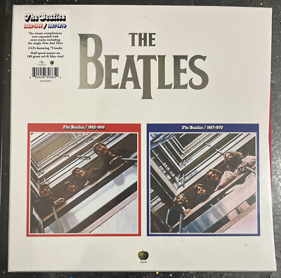 未開封 The Beatles 1962-1966▪︎1967-1970 THE BEATLES 1962-1966 & 1967-1970 RED & BLUE COLORED VINYL 6LP BOX