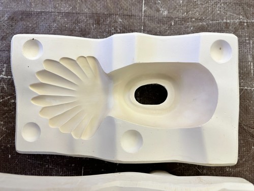 VINTAGE BELL CERAMIC MOLD #2084 A & B DOVE - Picture 9 of 15