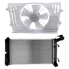 For 2003-2008 Pontiac Vibe Toyota Corolla/Matrix 1.8L Cooling Fan & Radiator Kit