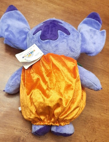 Stitch Build A Bear Workshop RARE Disney Plush Halloween + Pumpkin Outfit - 第 6/13 張圖片