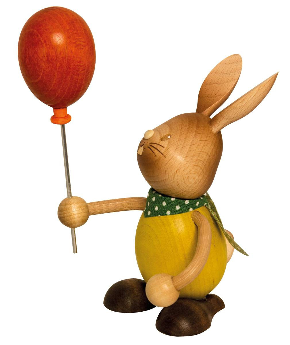 Drechslerei Kuhnert-Osterdekoration/Osterhase-Stupsi Hase Eierbecher