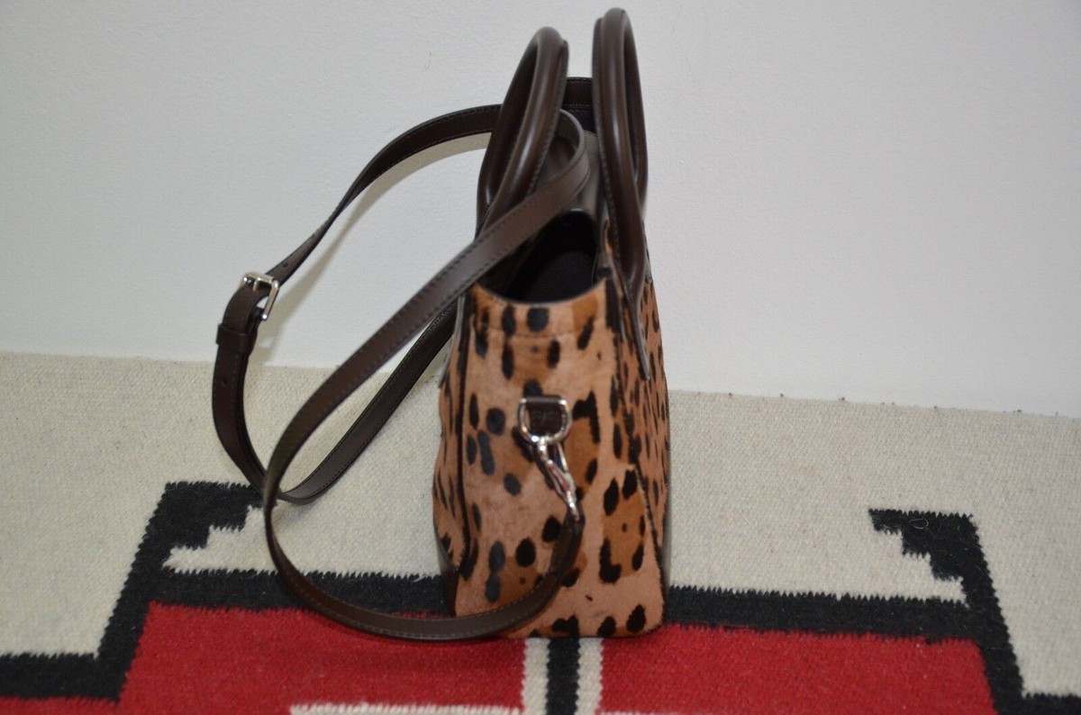 Ralph Lauren Collection Purple Label Fur & Leather Crossbody Mini
