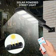 1200W LED Solar Power Flood Light Outdoor Motion Sensor Garden Wall Street Lamp