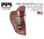 thumbnail 3  - SHADO Leather Holster USA Elite Model SP1013-143 Right Hand Brown IWB Ruger 