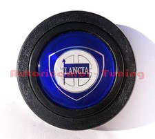 Pulsante clacson volante sportivo Blu LANCIA APPIA FLAMINIA FULVIA EPOCA 40 mm