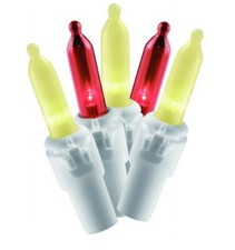 Holiday Time 300 LED CANDY CORN Red Gold White Wire Mini String Lights HALLOWEEN