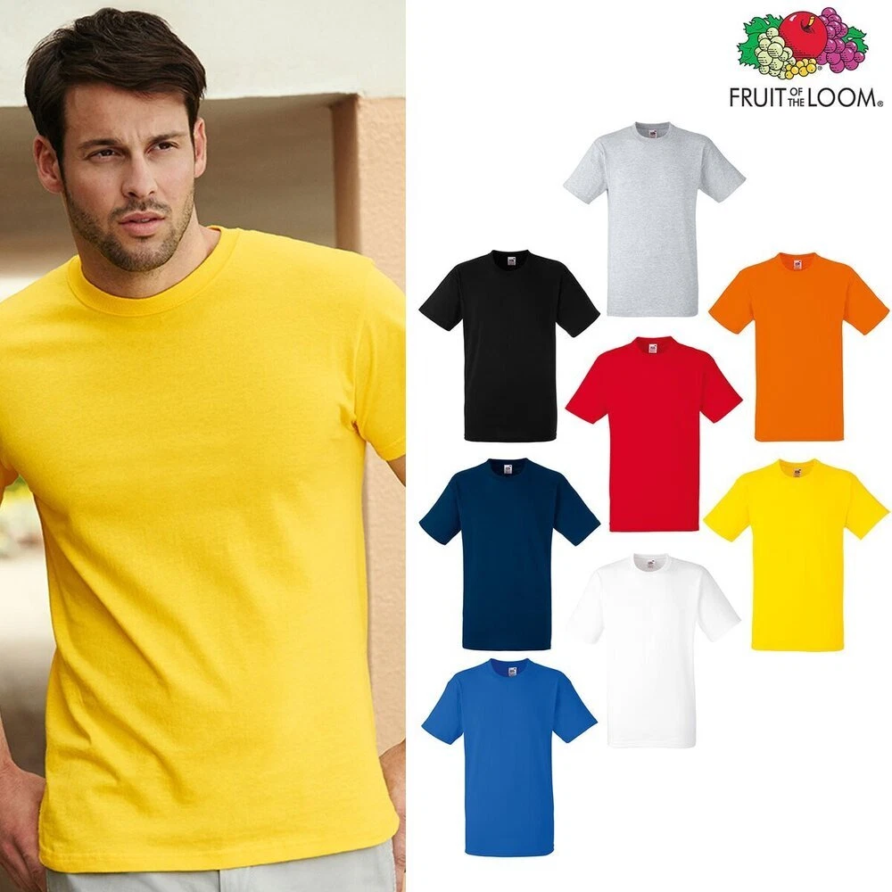 Fruit of the Loom - Heavy Cotton - T- Shirt (Lot de 3) - Homme