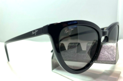 Maui Jim Star Gazing MJ 813-03 Cat Eye Black Sunglasses Polarized Gray Lenses Maui Jim MJ 813-03 Star Gazing Polarized Sunglasses 50.5[]22  main image 4