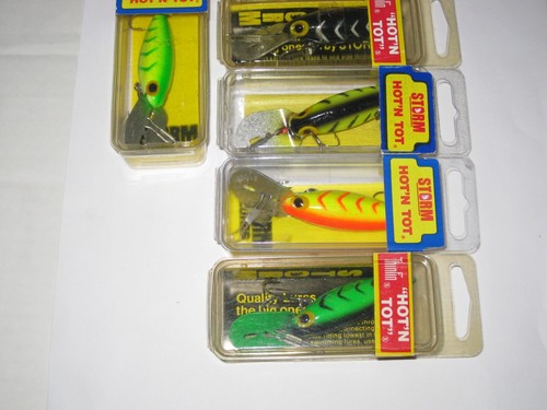 7 Storm Hot N Tot Pre Rapala Diff. Herringbone Colors Crankbait Fishing Lure NIB - Picture 2 of 7