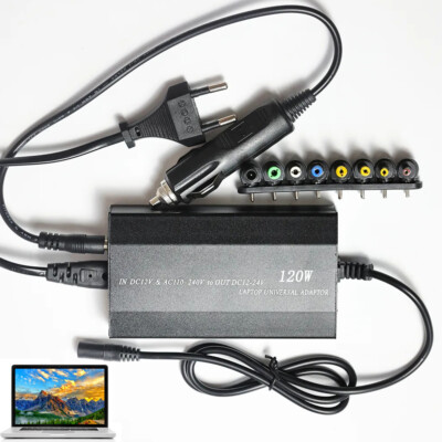 120W DC 12V Laptop KFZ Ladekabel Für Notebook Netzteil Adapter Ladegerät Auto