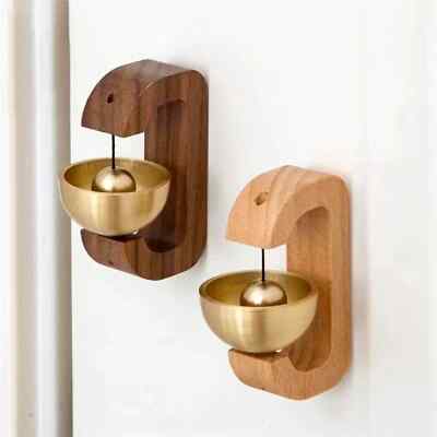 Bell Wood Natural Christmas Wooden Jingle Jar Vivint Doorbell