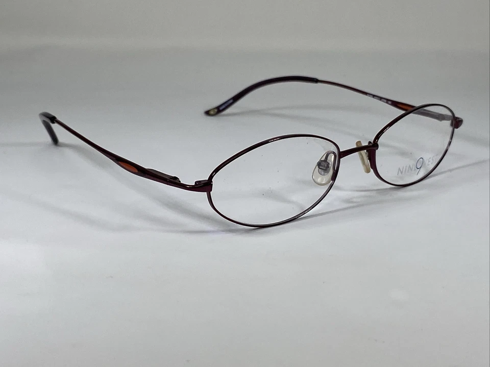 Marco de gafas para mujer NINE WEST 335 0TD6 NOS rojo borgoña 51-17-135 Foto 3 de 4