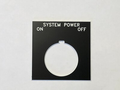 CUSTOM ENGRAVED 30mm PUSHBUTTON NAMEPLATE allen bradley s&s automation direct