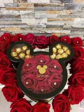 Mouse Gift Box With Chocolate and Roses Birthday,  Valentines Day Gift