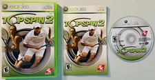 Microsoft Xbox 360 TOP SPIN 2 COMPLETE with Manual! TESTED! NICE! 