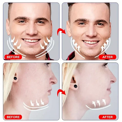 3PCS Jawline Exerciser Mouth Exercise Fitness Ball Neck Face Jaw Trainer Toning