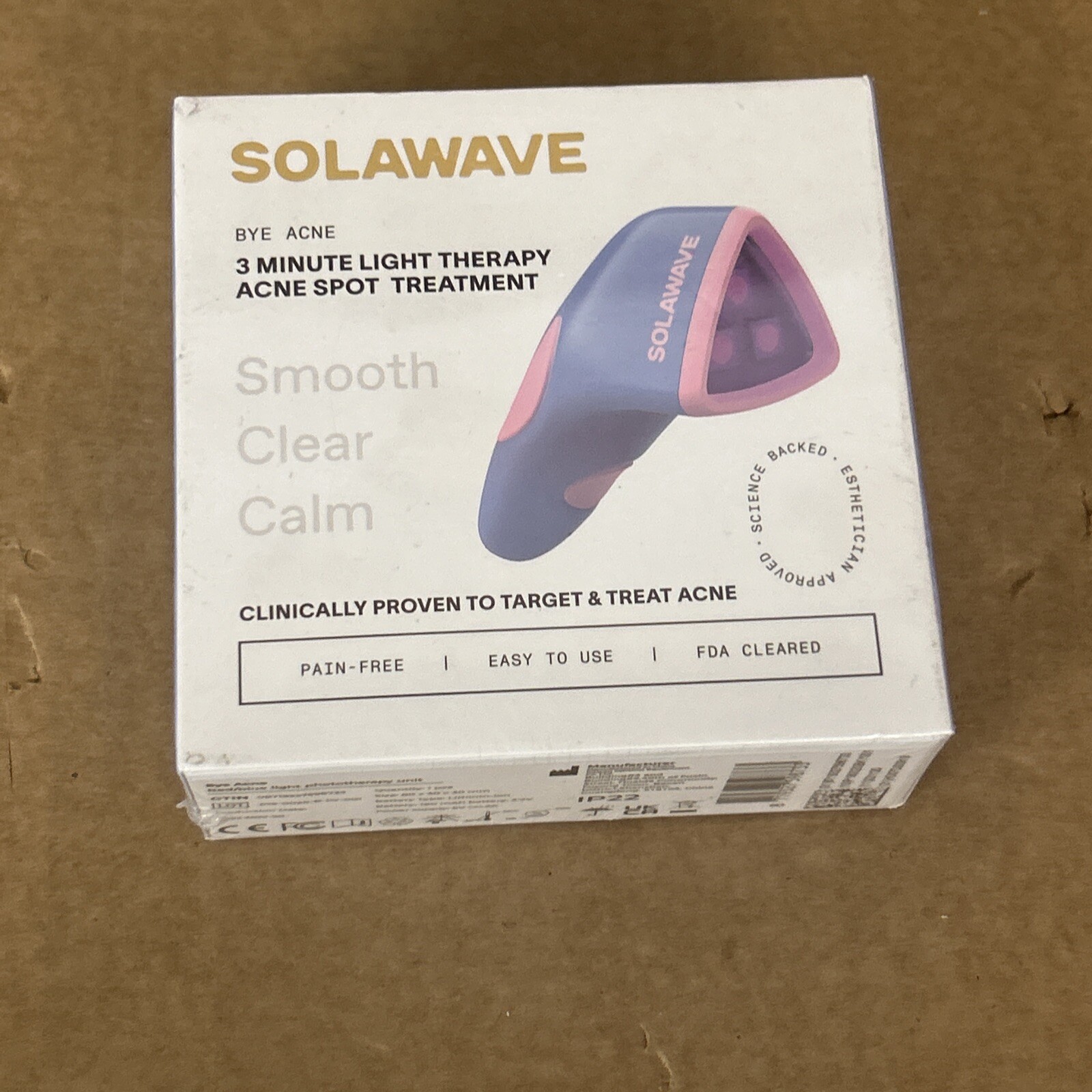 Solawave Bye Acne 3 Minute Light Therapy Spot Treatment Wand eBay