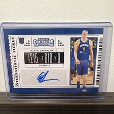 2019 Panini Contenders Draft #4 Alen Smailagic International Ticket Auto RC