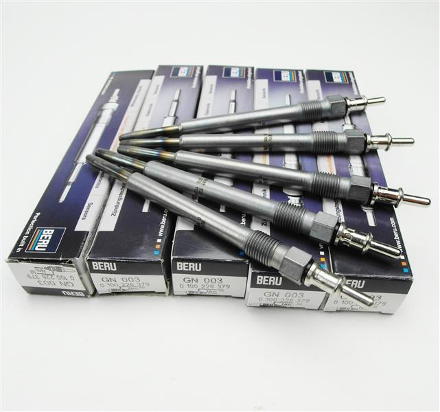 5 x BERU Glühkerze Glühstift GN003 0100226379 Mercedes Benz CDI 5 