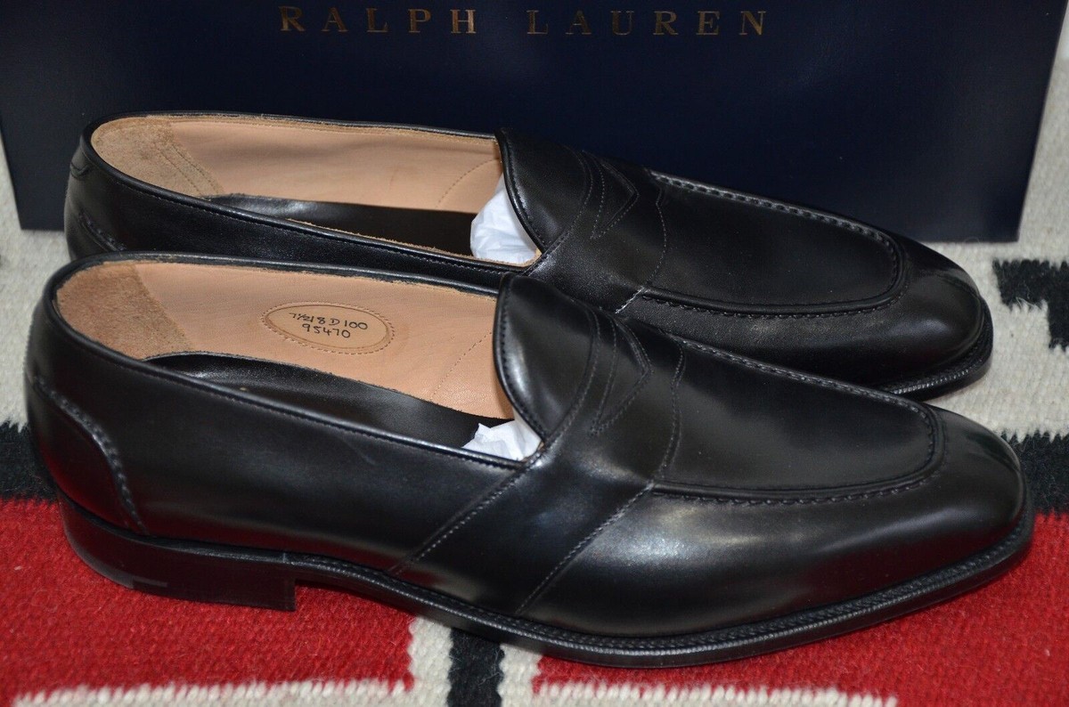 Ralph Lauren Purple Label Edward Green Black Calf Penny Ralph Lauren Purple Label Edward Green Black Calf Penny