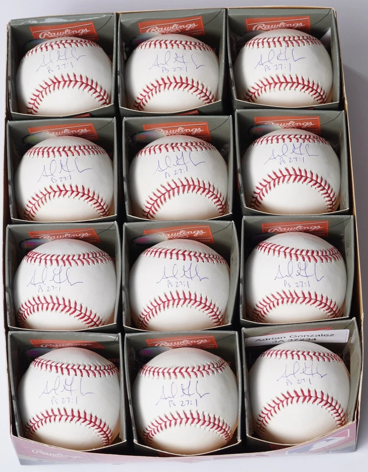 Adrian Gonzalez Signed Rawlings Official Major League Baseball PSA/DNA COA Auto - Изображение 4 из 4