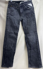 Volcom Jeans Youth 26 12 x 26 inseam Black Enowen Classic Fit Denim Distressed