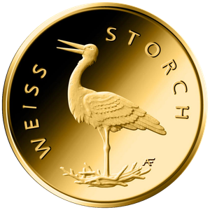 Deutschland 20 Euro 2020 Weissstorch 5 Buchstabe A 1 8 Oz Gold St Ebay