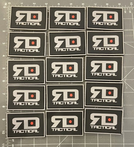 RD Tactical Red Dot Logo Airsoft Sights Optics tactical Patch Badge EVIKE.COM - Picture 3 of 3