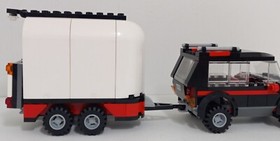 Lego Recreation 4WD With Horse Trailer ONLY For Set 7635 No Minifigure No Horse
