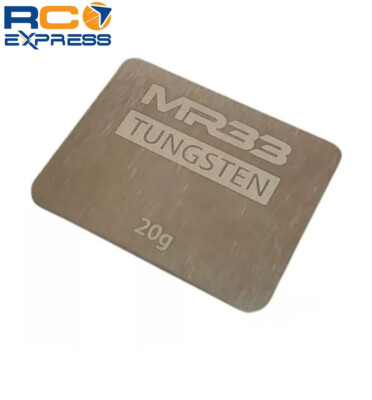 Mon-tech Racing Mr33 Tungsten Weight - 24 X 30 X 1.5mm - 20g MR33-TW-20G