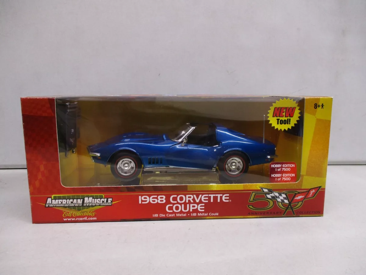 American Muscle Corvette Anniversary 1968 Corvette Coupe 1/18 | eBay