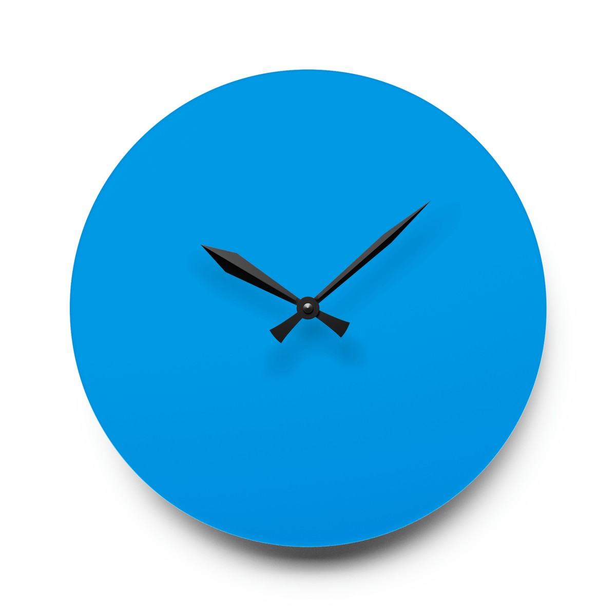Acrylic Wall Clock - Blue Background | eBay