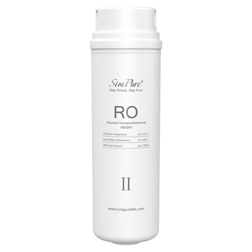 3 Year Set CT RO Water Filter Cartridge Replacement For SimPure Q3-600 RO System - Image 4 of 4