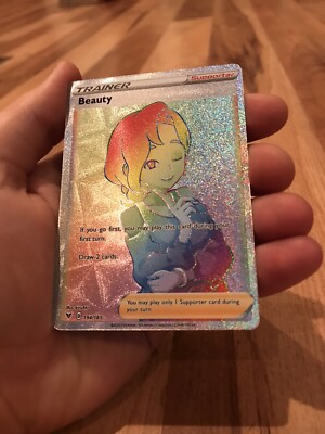 Beauty Full Art Secret Rainbow Rare HR 194/185 Vivid Voltage Pokemon TCG - MINT | eBay Beauty Full Art Secret Rainbow Rare HR 194/185 Vivid Voltage Pokemon TCG - MINT | eBay