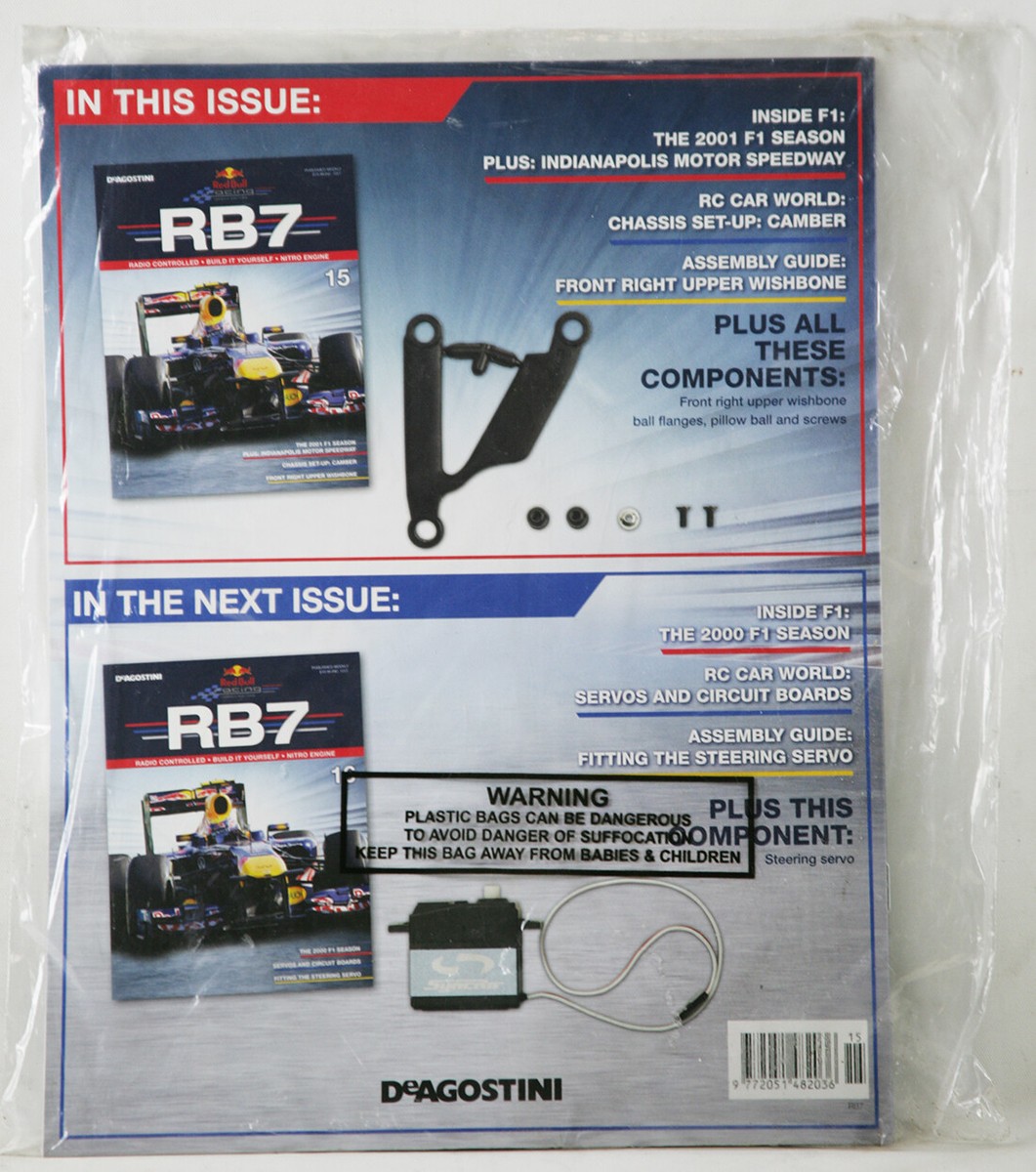 MARK WEBBER DeAGOSTINI 1/7 Red Bull Racing RB7 F1 RC Car Issue #15