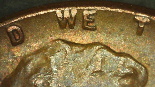 Lincoln 1c Wheat Penny 1957-D In God We Trust & "L" On Rim Error DDO/R RPM - Foto 9 di 16