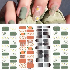 Nail Wraps Full Cover Sticker Nail Decal 22 Tips Nail Sticker DIY Manicure S