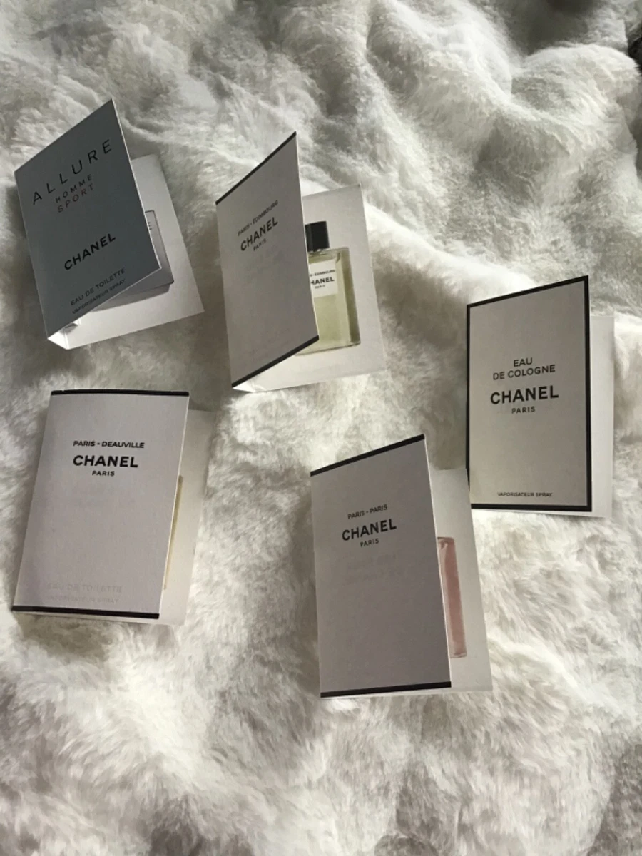 Chanel Travel Vial Eau De Cologne, Allure Homme, Paris Pick 1 New Authentic