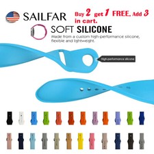 For Apple Watch Silicone Band 38mm/40mm/41mm/42/mm44mm/45mm