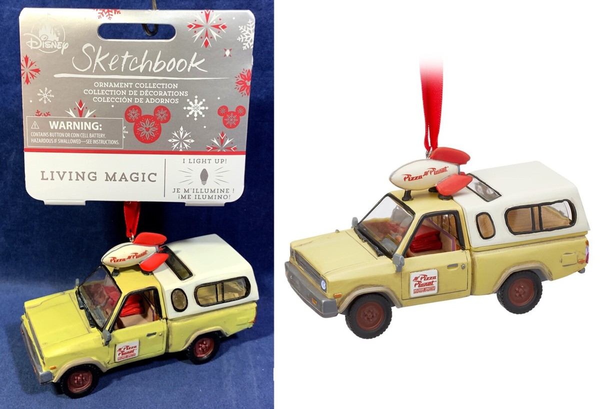Toy Story PIZZA PLANET TRUCK Disney SKETCHBOOK Ornament LIVING