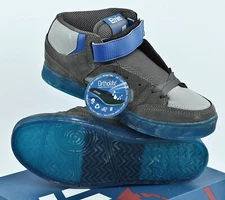 ETNIES NUMBER MID Skate Skateboard BMX Shoes Ross, Mens US 9, grey blue, NOS NEW