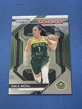 2024 Panini Prizm WNBA Monopoly Nika Muhl Rookie RC Seattle Storm #WNBA26