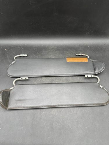 Jeep YJ Sun Visor Black Left Right Pair Factory Visors 87-95 Wrangler