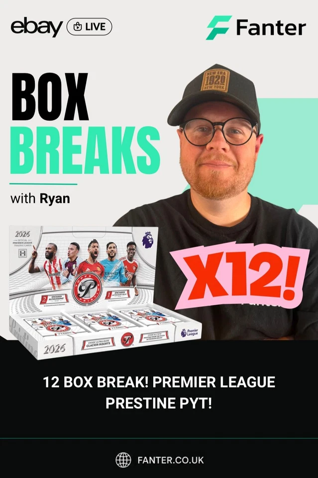 *SPOTS LIVE* 12 BOX BREAK! PREMIER LEAGUE PRESTINE PYT!