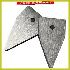 Tungsten Carbide Knife Sharpener Blades - 2 Reversible Replacement Blades