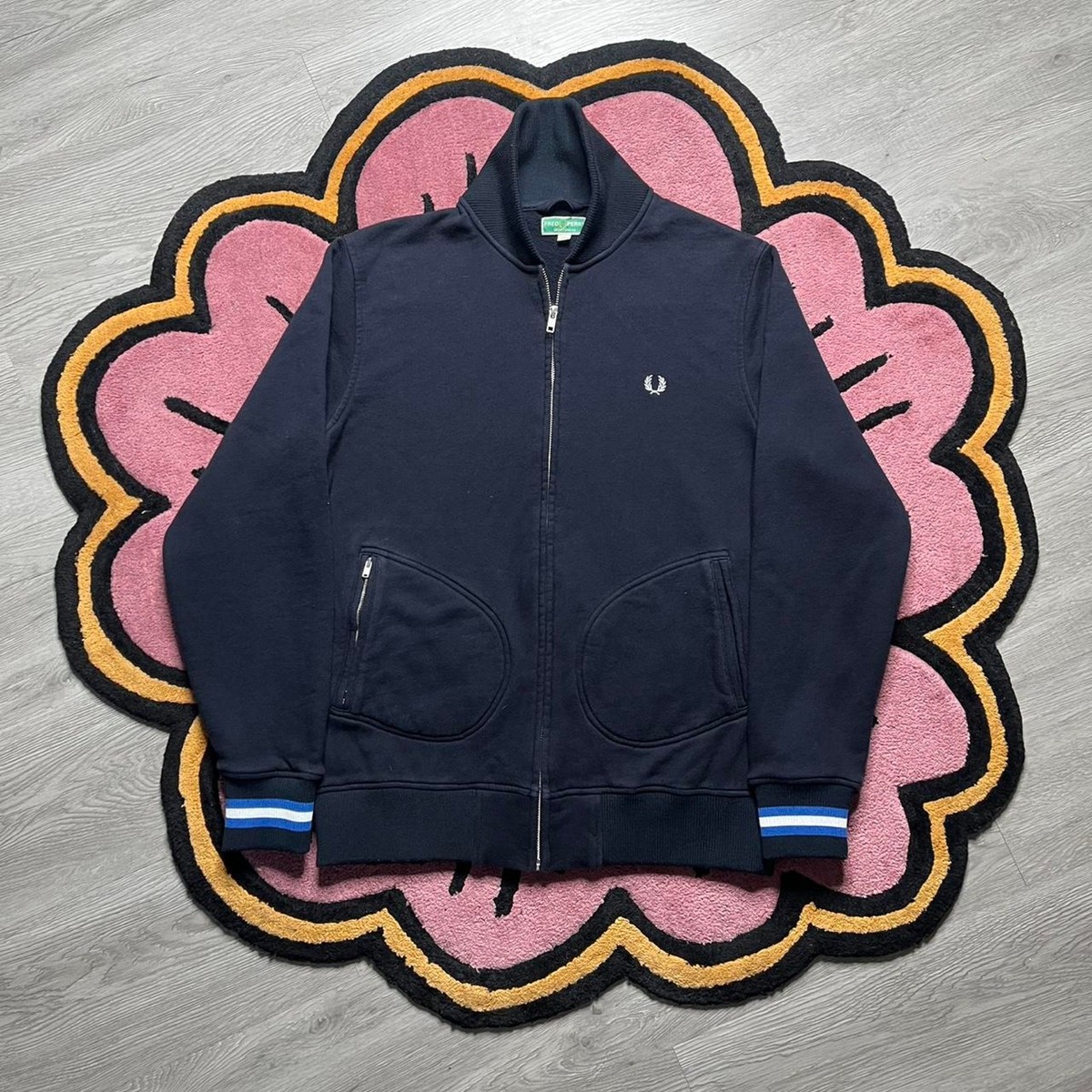 Vintage Y2K Fred Perry Sportswear Embroidered Logo Full Zip Track